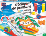 Atelier de peinture Junior en promo chez JouéClub Saint-Dizier à 21,99 €