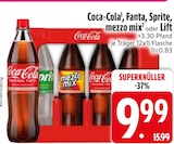 Coca-Cola, Fanta, Sprite, mezzo mix oder Lift Angebote von Coca-Cola bei EDEKA Straubing für 9,99 €