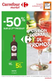 Carrefour Market Catalogue "Un bon cocktail de promos", 44 pages, Morillon, 10/05/2022 - 22/05/2022 Carrefour Market Catalogue "Un bon cocktail de promos", 44 pages, Morillon, 10/05/2022 - 22/05/2022