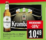 Krombacher Pils oder Alkoholfrei im Angebot bei Marktkauf in Leinfelden-Echterdingen Krombacher Pils oder Alkoholfrei Angebote von Krombacher bei Marktkauf Leinfelden-Echterdingen für 10,49 €