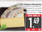 herz Allgäuer Bergkäse  im aktuellen EDEKA Prospekt für 1,49 €