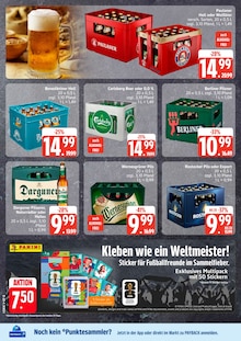 Bier im EDEKA Prospekt "Top Angebote" mit 28 Seiten (Rostock)