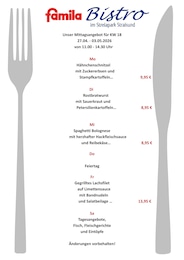 famila Nordost Prospekt: "Aktuelle Angebote", 1 Seite, 27.04.2026 - 02.05.2026