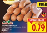 Zarte Wiener Würstchen von Bauern Gut für 0,79 € bei E center im Angebot Zarte Wiener Würstchen von Bauern Gut im aktuellen E center Prospekt