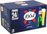Bière Blonde - 1664 en promo chez Intermarché Super Bordeaux à 10,68 €