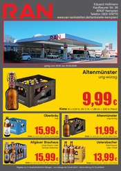 RAN Tankstellen Prospekt der aktuellen Woche mit 2 Seiten, gültig von 16.06.2026 bis 30.06.2026, in Kempten und Umgebung Aktueller RAN Tankstellen Prospekt in Kempten und Umgebung, "RAN" mit 2 Seiten, 16.06.2026 - 30.06.2026