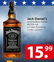 Jack Daniel‘s bei famila Nordost in Wolfsburg Jack Daniel‘s im Angebot bei famila Nordost Wolfsburg für 15,99 €