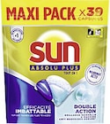 Capsules lave-vaisselle Absolu + bicarbonate* - SUN Caps en promo chez Casino Supermarchés Les Mureaux à 10,49 €
