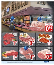 Rindfleisch im EDEKA Prospekt "Mit dem Joker °punkten & gewinnen" mit 28 Seiten (Augsburg)