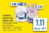 Joghurt oder Joghurt mild bei diska im Kümmersbruck Prospekt für 1,11 €