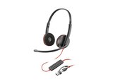 Blackwire C3220, On-ear Headset Schwarz von POLY im aktuellen MediaMarkt Saturn Prospekt für 34,99 €