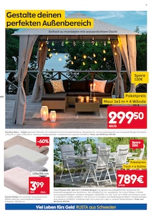 Pavillon im aktuellen Rusta Prospekt (Essen) Pavillon im Rusta Prospekt "Willkommen zu Hause in Schweden!" mit 16 Seiten (Essen)