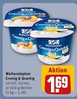 Cremig & Quarkig von Weihenstephan für 1,69 € bei REWE im Angebot Cremig & Quarkig von Weihenstephan im aktuellen REWE Prospekt