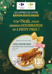 Viande Angebote im Prospekt "UN NOËL POUR GRANDS GOURMANDS ET À PETIT PRIX !" von Rayon Boucherie Carrefour Viande Angebote im Prospekt "UN NOËL POUR GRANDS GOURMANDS ET À PETIT PRIX !" von Rayon Boucherie Carrefour auf Seite 1