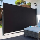 Brise-vue rétractable horizontal Klikstrom L. 300 x H. 160 cm anthracite - Klikstrom en promo chez Castorama Brise-vue rétractable horizontal Klikstrom L. 300 x H. 160 cm anthracite - Klikstrom dans le catalogue Castorama