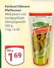 Pfefferonen im Angebot bei GLOBUS in Rostock Pfefferonen Angebote von Feinkost Dittmann bei GLOBUS Rostock für 1,69 €