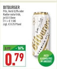 Pils, Herb 0,0% oder Radler im Angebot bei Marktkauf in Frechen Pils, Herb 0,0% oder Radler Angebote von Bitburger bei Marktkauf Frechen für 0,79 €