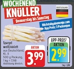 Aktuelle Spargel Angebote bei EDEKA in Jena Aktuelles Spargel weiß/violett Angebot bei EDEKA in Jena ab 2,99 €