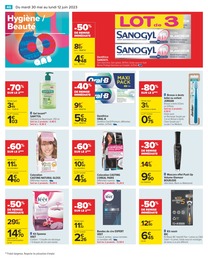 Prix et réduction Cosmétiques dans le prospectus Carrefour en cours Offre Cosmétiques dans le catalogue Carrefour du moment à la page 46