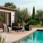 SALON BAS MARIE - KETER en promo chez Auchan Hypermarché SALON BAS MARIE - KETER dans le catalogue Auchan Hypermarché