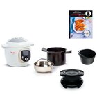MOULINEX LOT COOKEO + COUVERCLE + LIVRES DE RECETTES + MOULE À GATEAU - Moulinex en promo chez Auchan Hypermarché MOULINEX LOT COOKEO + COUVERCLE + LIVRES DE RECETTES + MOULE À GATEAU - Moulinex dans le catalogue Auchan Hypermarché