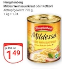 Aktuelles Mildes Weinsauerkraut Angebot bei GLOBUS in Bochum ab 1,49 €