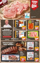 Schweinefleisch Angebot im aktuellen REWE Prospekt auf Seite 8