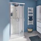Portes de douche angle droit Cooke & Lewis Onega transparent 80 x 80 cm à Castorama dans Bondues