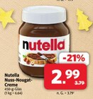 Nuss-Nougat-Creme Angebote von Nutella bei Markant Nordwest Aurich für 2,99 €