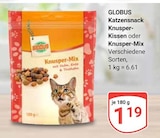 Aktuelle Kissen Angebote bei GLOBUS in Saarbrücken Aktuelles Knusper-Kissen oder Knusper-Mix Angebot bei GLOBUS in Saarbrücken ab 1,19 €