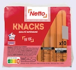 Knacks pur porc qualité supérieure x10 - Netto en promo à 1,24 € chez Netto Knacks pur porc qualité supérieure x10 - Netto dans le catalogue Netto