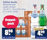 Mineralwasser Angebote von Schloss Quelle bei Getränkewelt Neuss für 4,99 €