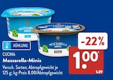 Mozzarella-Minis von Cucina im aktuellen ALDI SÜD Prospekt für 1,00 €