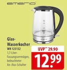 Emerio Glas-Wasserkocher bei famila Nordost im Tarp Prospekt für 12,99 €