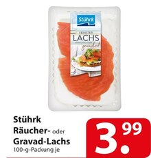 Stührk Räucher- oder Gravad-Lachs bei famila Nordost in Herford Stührk Räucher- oder Gravad-Lachs im Angebot bei famila Nordost Herford für 3,99 €