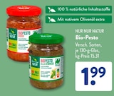 Bio-Pesto Angebote von Nur Nur Natur bei ALDI SÜD Reutlingen für 1,99 €