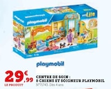Centre de soin : 8 chiens et soigneur - Playmobil - Super U à Niort Centre de soin : 8 chiens et soigneur - Playmobil en promo chez Super U Niort à 29,99 €