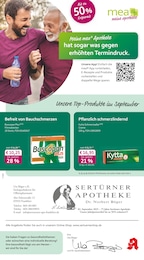mea - meine apotheke Prospekt für Frankfurt mit 4 Seiten mea - meine apotheke Prospekt für Frankfurt: "Unsere September-Angebote", 4 Seiten, 01.09.2025 - 30.09.2025