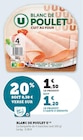 Blanc de poulet cuit au four - U - Hyper U à Cambrai Blanc de poulet cuit au four - U en promo chez Hyper U Cambrai à 1,20 €