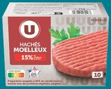 Hachés moelleux 15% MG surgelés - U en promo chez Super U Vaulx-en-Velin à 7,81 €