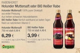 Holunder Muttersaft von Rabenhorst im aktuellen VITALIA Reformhaus Prospekt für 3,99 €
