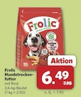 Hundetrockenfutter mit Rind Angebote von Frolic bei combi Gütersloh für 6,49 €