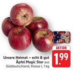 Äpfel Magic Star Angebote von Unsere Heimat – echt & gut bei E center Leimen für 1,99 €
