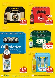Bier im Netto Marken-Discount Prospekt "DER ORT, AN DEM DU IMMER AUSGEZEICHNETE PREISE FINDEST." mit 6 Seiten (Frechen)