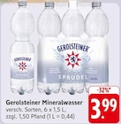 Mineralwasser im Angebot bei EDEKA in St. Ingbert Mineralwasser Angebote von Gerolsteiner bei EDEKA St. Ingbert für 3,99 €