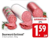 Dauerwurst-Sortiment  im aktuellen EDEKA Prospekt für 1,59 €