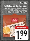 Aktuelle Kaffeepads Angebote bei E center in Köln Aktuelles BellaCrema Kaffeepads Angebot bei E center in Köln ab 1,99 €