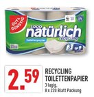 RECYCLING TOILETTENPAPIER Angebote von GUT & GÜNSTIG bei Marktkauf Neuss für 2,59 €