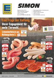 EDEKA Prospekt für Meschede (Kreis- und Hochschulstadt): "Aktuelle Angebote", 24 Seiten, 16.06.2025 - 21.06.2025