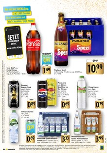 Coca Cola im EDEKA Prospekt "Aktuelle Angebote" mit 47 Seiten (Lörrach)